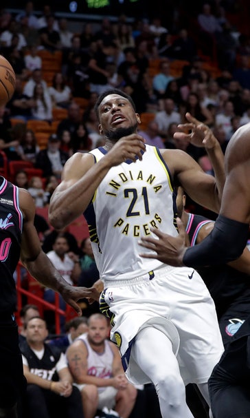 Pacers finish with a flourish, run past Heat 110-102